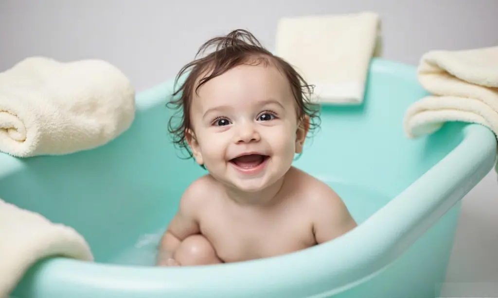 fun baby bath time