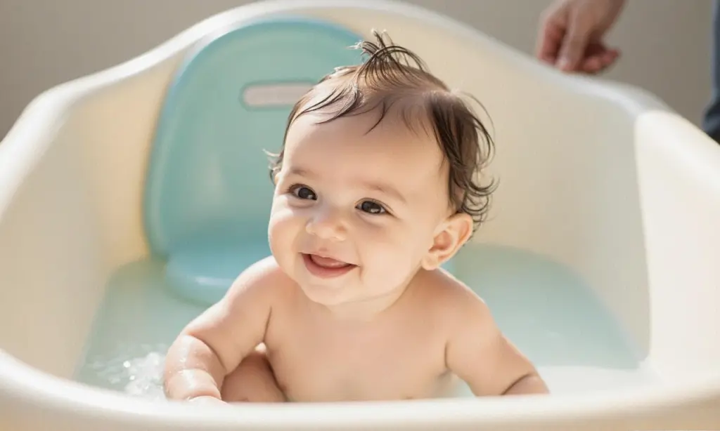 baby bath safety supervision